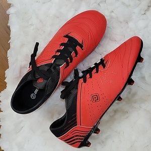 Dream Pairs Red black men cleats football soccer Thermoplastic poly sole 13 New…